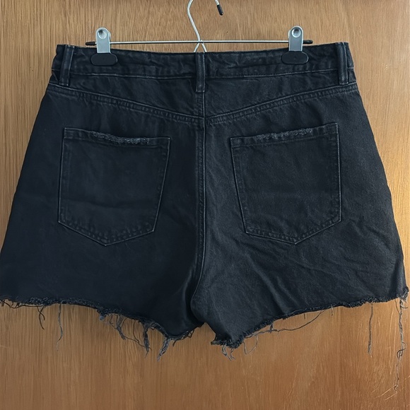 Garage Denim Vintage Cut Off Jean Shorts, Black, Size 13/31 - Picture 2 of 3